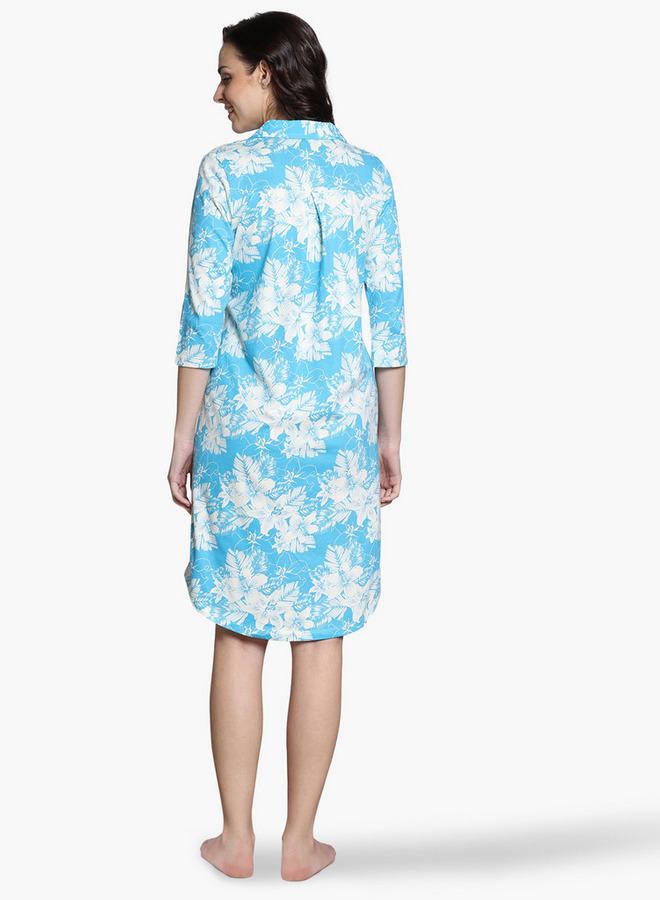 Zivame All-Over Floral Print Sleepshirt - Image 3