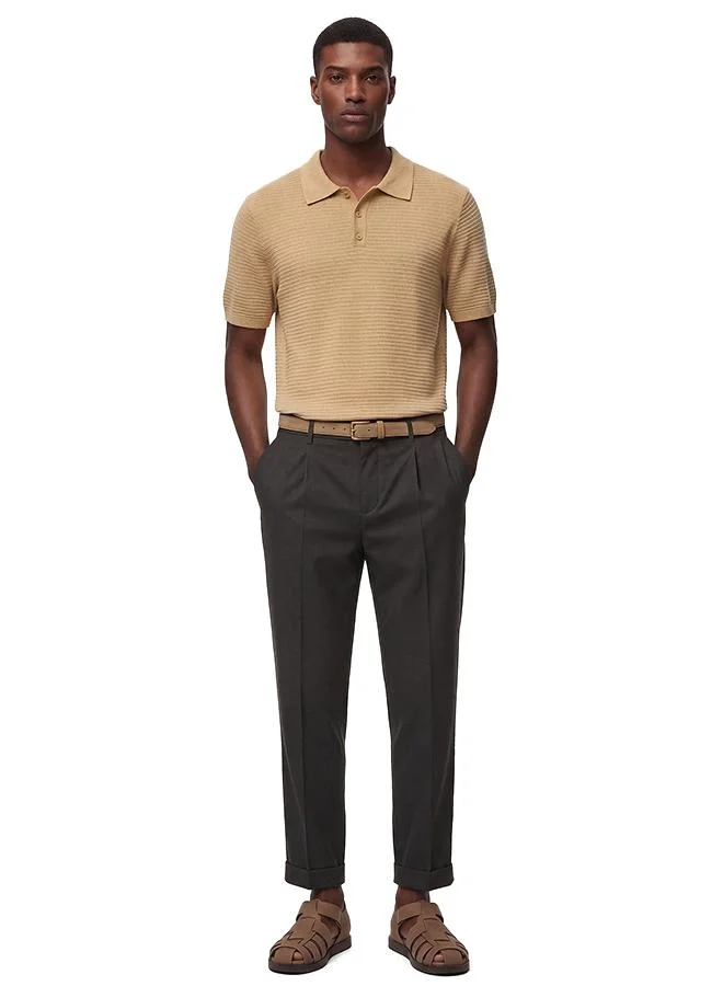 كوتون Short Sleeve Knit T-Shirt