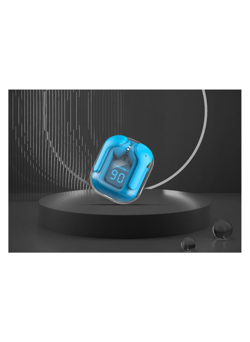 LEVORE - Levore TWS Crystal Bluetooth Earphone, Built-In Microphone, Active Noise Cancelling, Screen Display - Image 1