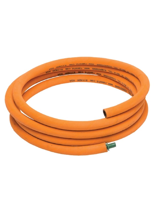 Generic Leak Proof LPG Gas Stove Pipe Orange 1.5m RW 80RHS 1.5 
