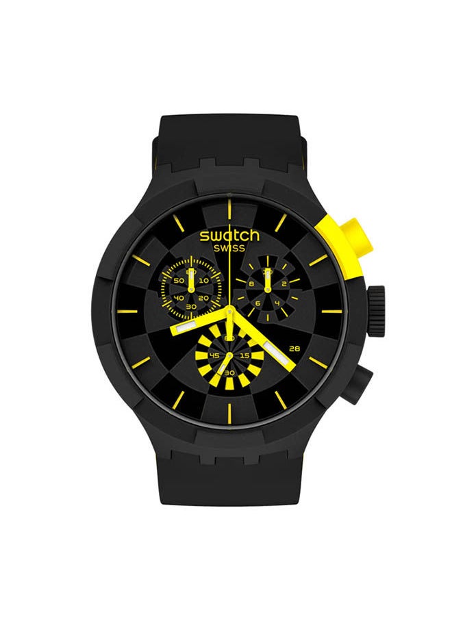Swatch - Silicone Chronograph  Watch SB02B403 - Image 1