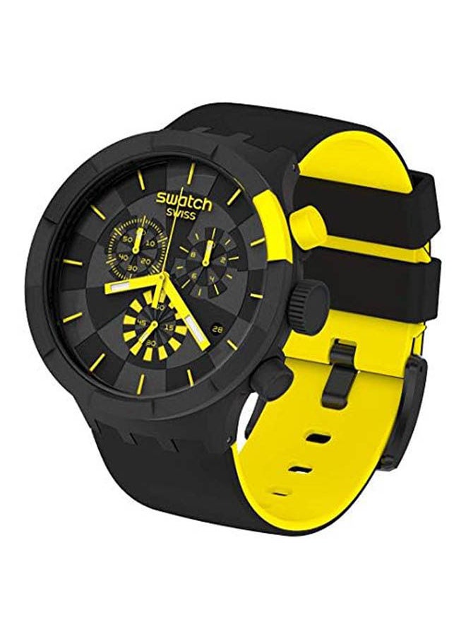 Swatch - Silicone Chronograph  Watch SB02B403 - Image 1