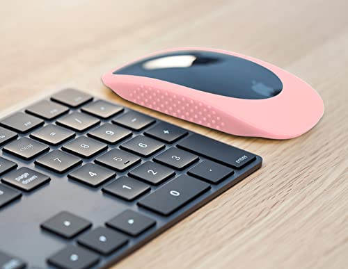 AKSHFETH Silicone Protector for Apple Magic Mouse, iMac Mouse Cover Case - Anti-Drop Protective Sleeve (Pink) - Image 2