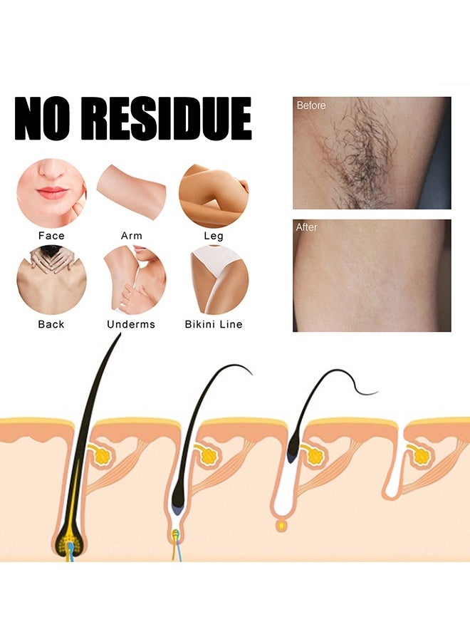 Wax Strips for Hair Removal - 16 Pcs Counts Ready-to-Use Strips and 4 wax-removing wipes for Smooth and Sensitive Skin,Trimmable Waxing Strips for Body, Face,Leg, Chest and Eyebrows