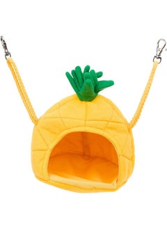 Multipet Multipet Medium Yellow Pineapple House Small Animal Hideaway, 5.5" L X 5.5" W X 6" H 