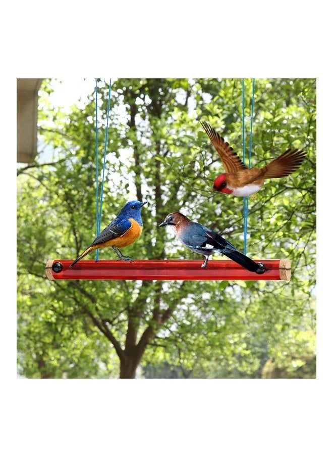 NIBEMINENT - Hummingbird Hanging Feeder Red/Blue - Image 1