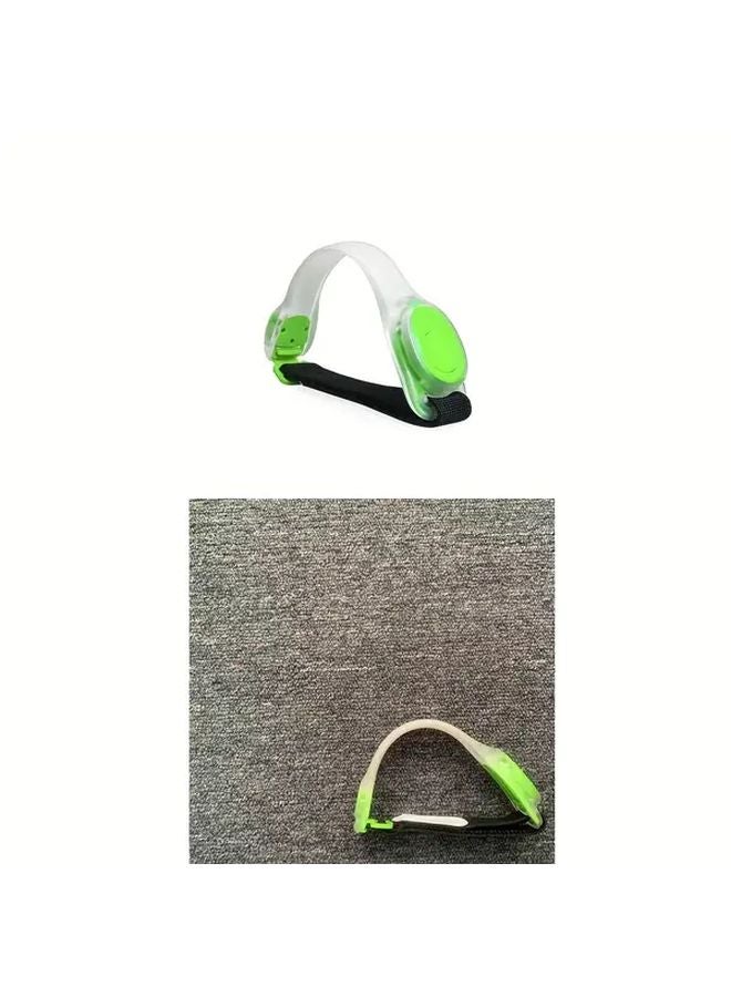 Green Outdoor Sports Running Light LED Multi Purpose Clip On Arm Ankle Strap - Image 1