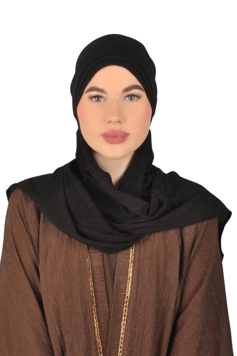 حجاب نسائي ناعم، لفّة رأس للمسلمات، خفيف الوزن وقابل للتنفس، مثالي للاستخدام اليومي، الصلاة، السفر، العمل، المكتب، رمضان، العيد، وأزياء الحشمة الإسلامية 