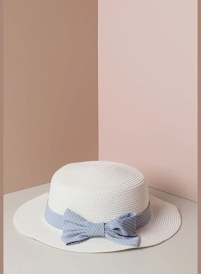 Haute Sauce Textured Straw Hat