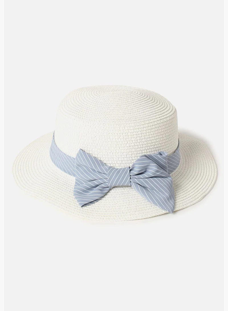 Haute Sauce Textured Straw Hat