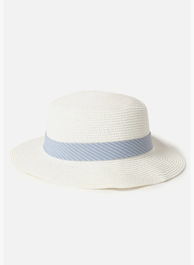 Haute Sauce Textured Straw Hat