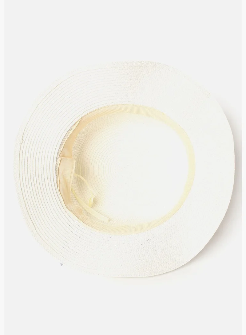 Haute Sauce Textured Straw Hat