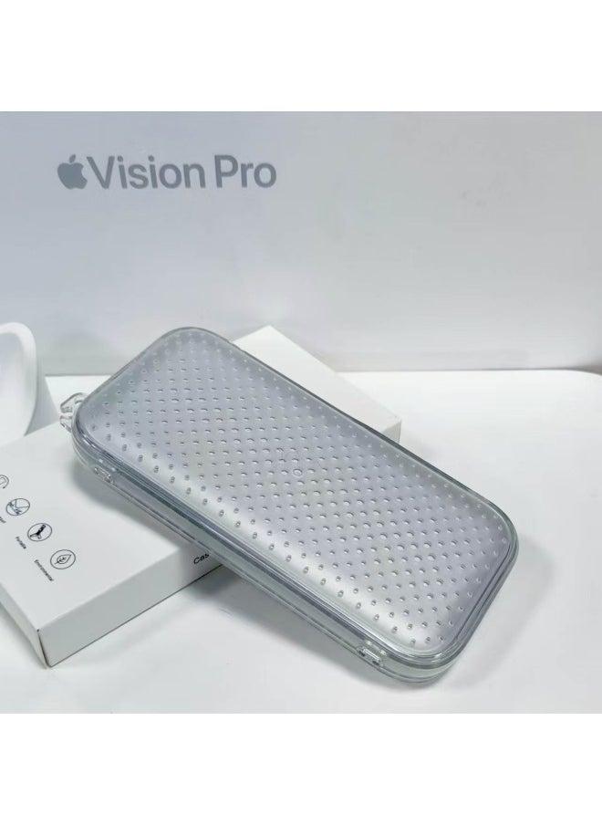 Generic - Suitable For Apple Vision Pro Battery Protective Case Apple Power Charging Treasure Protective Case Portable Storage Hanging Bag-Specifications:Black - Image 1