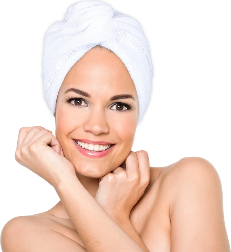 Ephemeris Buttoned Hair Drying Cap/Curl Head Towel/Hair Drying Cap