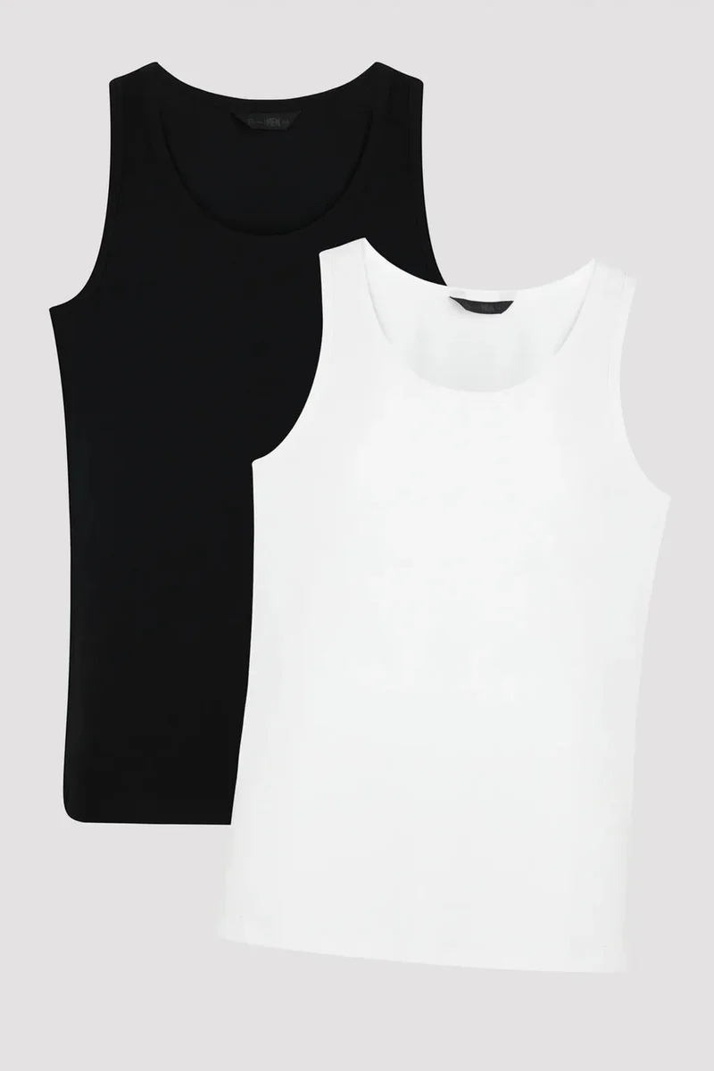 بنتي PENTI Men's Thick-Strap 2-Pack Tank Top