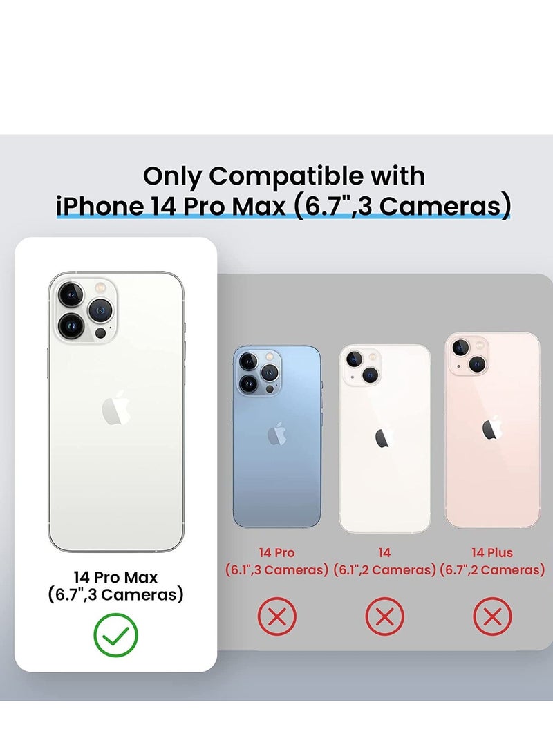 MUNTAQI Designed for iPhone 14 Pro Max Case, Silicone Phone Case with [2 Screen Protectors] + [2 Camera Lens Protectors] and Soft Anti-Scratch Microfiber Lining Inside, 6.7 inch, White - Image 5