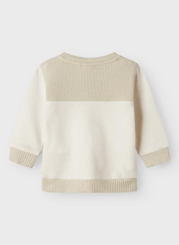 NAME IT Kids Nbnlivs Color Block Sweatshirt  - Image 2