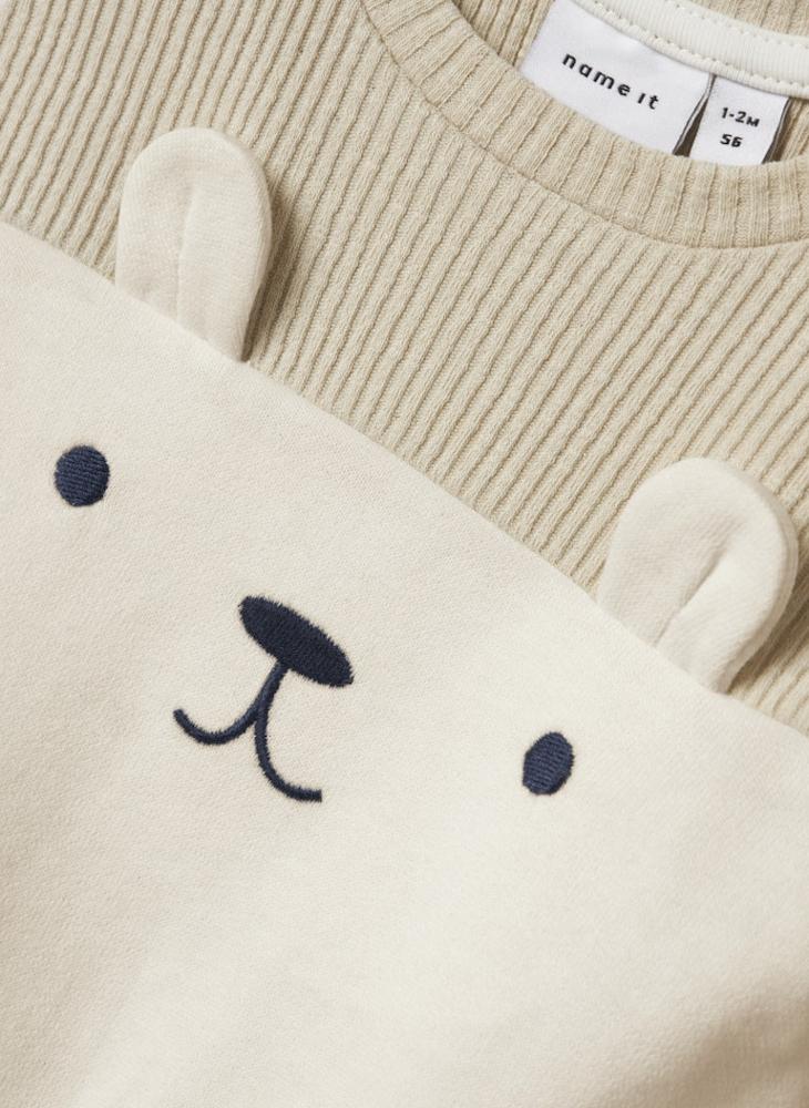 NAME IT Kids Nbnlivs Color Block Sweatshirt  - Image 3