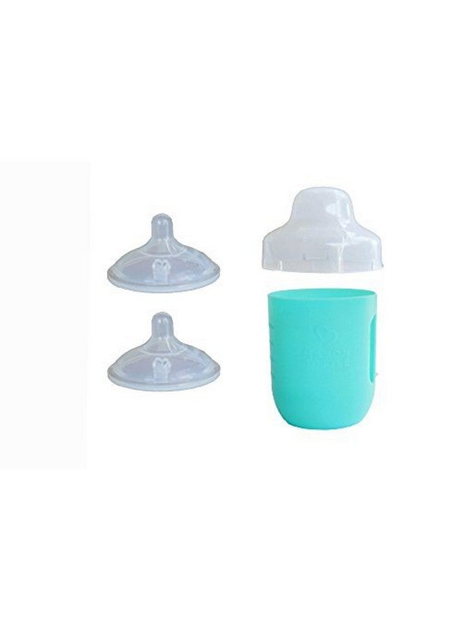 Mason Bottle 8 Ounce Glass Baby Bottles Diy Kit: Convert Your Mason Jars From Home Nontoxic Bpa And Bps Free 100% Made In The Usa - Image 1