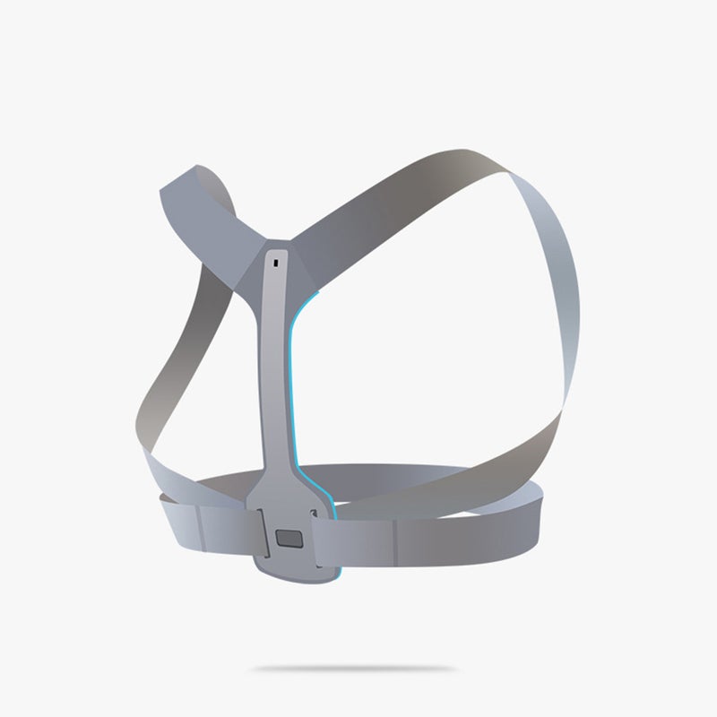 2 pcs Back Posture Adjustable Hunchback Shoulder Correct Belt for Adult - Size S (Grey) - Image 5