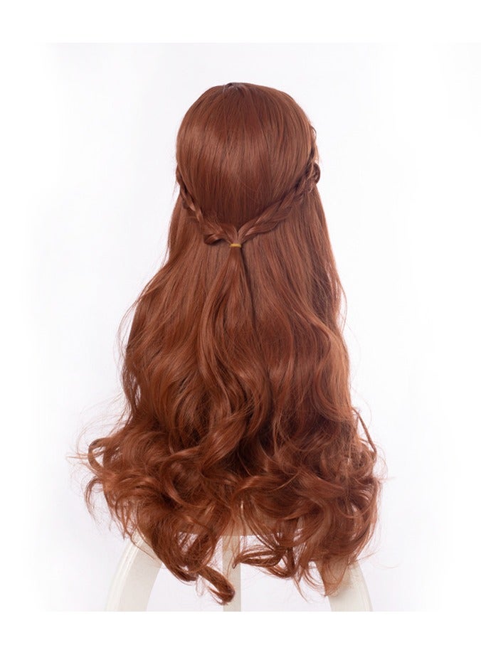 عام باروكة الأميرة آنا للتنكّر: شعر ناعم ولامع لا يُهيّج الجلد، تُعيد بإتقان أسلوب الشخصية لتلبّي احتياجات التمثيل بالأدوار. - Image 4