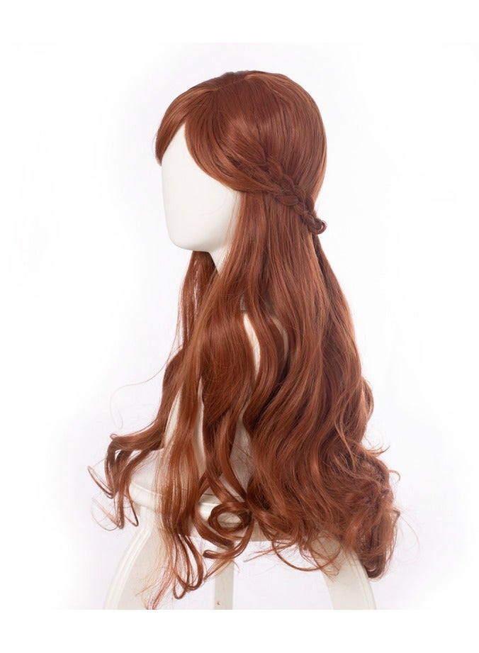 عام باروكة الأميرة آنا للتنكّر: شعر ناعم ولامع لا يُهيّج الجلد، تُعيد بإتقان أسلوب الشخصية لتلبّي احتياجات التمثيل بالأدوار. - Image 2