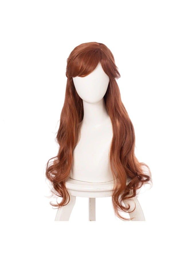 عام باروكة الأميرة آنا للتنكّر: شعر ناعم ولامع لا يُهيّج الجلد، تُعيد بإتقان أسلوب الشخصية لتلبّي احتياجات التمثيل بالأدوار. - Image 1