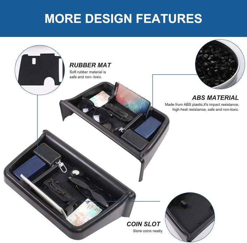 LLKUANG Behind Screen Storage Box for Toyota Highlander 2024+ - Image 2