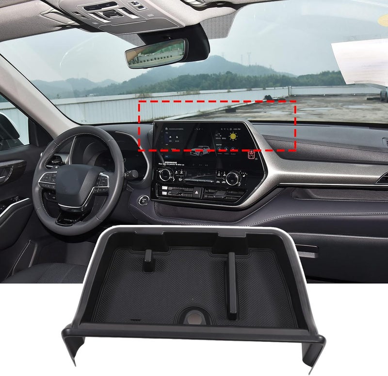 LLKUANG Behind Screen Storage Box for Toyota Highlander 2024+ - Image 1