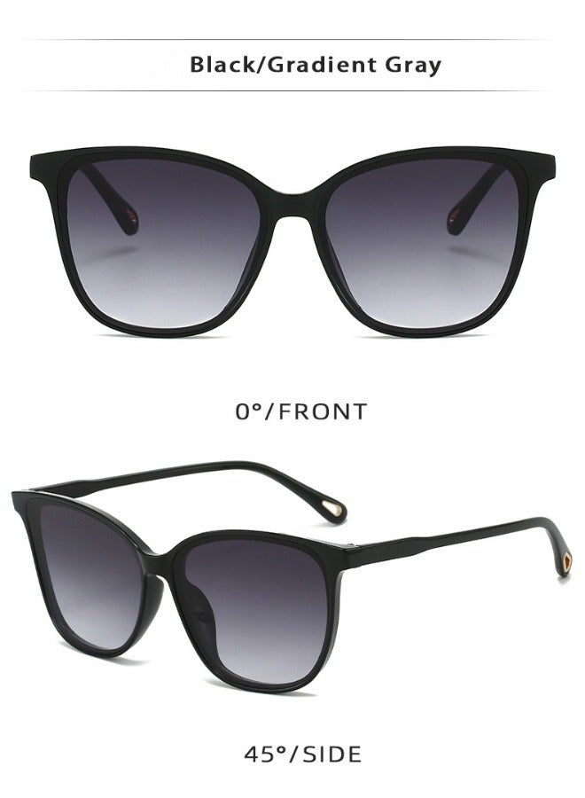 Anna Trendy Curved Stylish Square and Round Frame UV Protection Sunglasses - Image 2