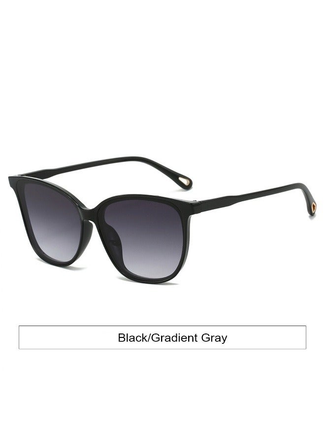 Anna Trendy Curved Stylish Square and Round Frame UV Protection Sunglasses - Image 3