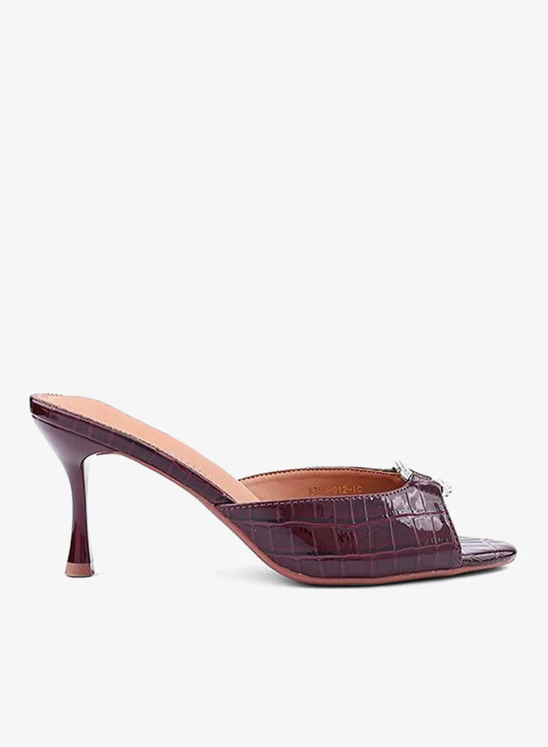 IconStyle Embellished Strappy Heeled Mules