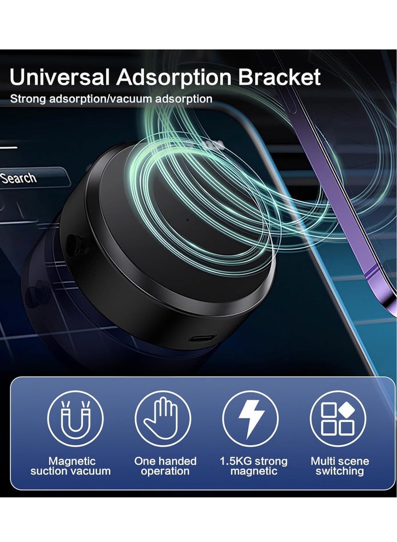Magnetic Vacuum Suction Phone Holder for Car, Gym, and Smooth Surfaces - Image 3