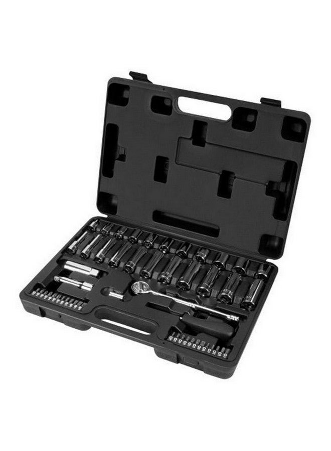 Performance Tool 189-Piece Universal SAE and Metric Spline Socket Set Silver and Black 27.94 x 38.1 x 7.87 cm W38193 - Image 3