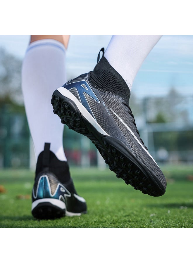 New Football Shoes With Long Spikes And Broken Spikes For Lawn, Non-slip And Wear-resistant, Same Style For Men And Women, Youth Football Sneakers