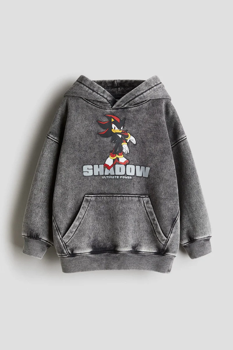 اتش اند ام Print-motif hoodie