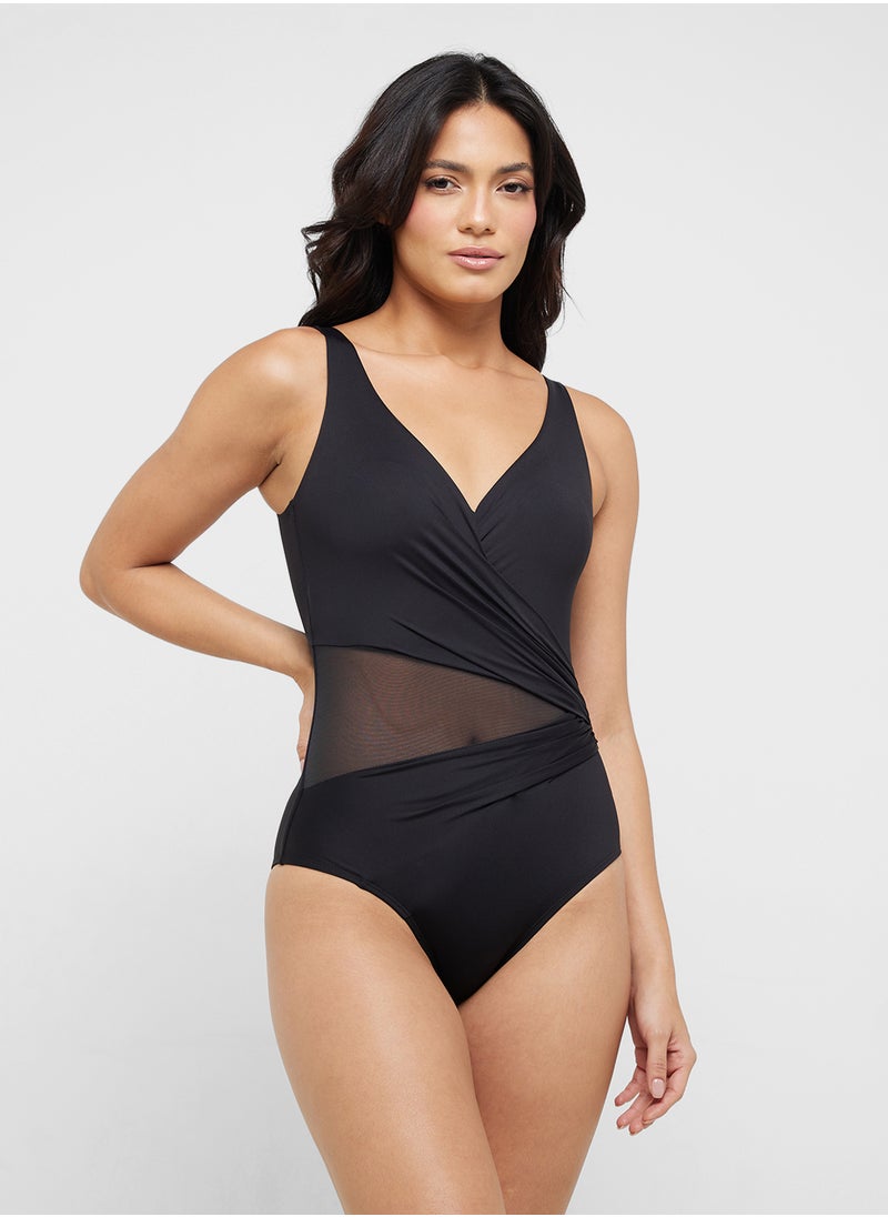 hunkemoller V-Neck One Piece Swimsuit  - Image 4