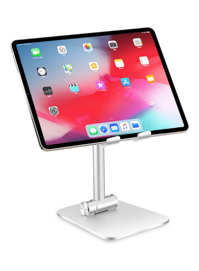 NIBEMINENT Adjustable Stand Holder for Apple iPad Silver  - Image 1