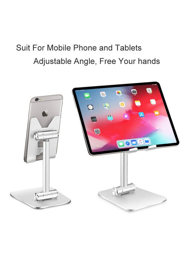 NIBEMINENT Adjustable Stand Holder for Apple iPad Silver  - Image 2