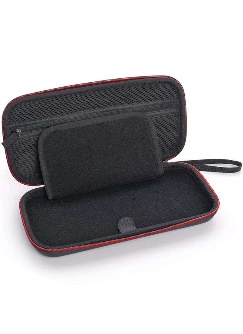 Beauenty - Carrying Pouch Case Designed for Nintendo Switch 2 (2025) Protective Portable Travel Hard Shell Case with Pockets for Accessories 12 Game Cartridges (Black) - Image 1