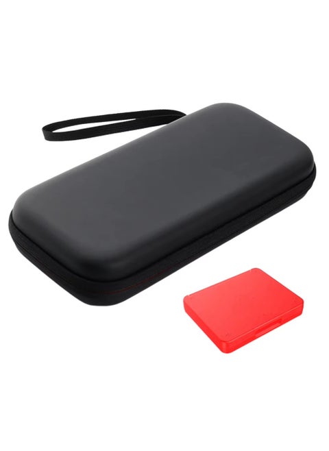 Carrying Pouch Case Designed for Nintendo Switch 2 (2025) Protective Portable Travel Hard Shell Case with Pockets for Accessories 12 Game Cartridges (Black)