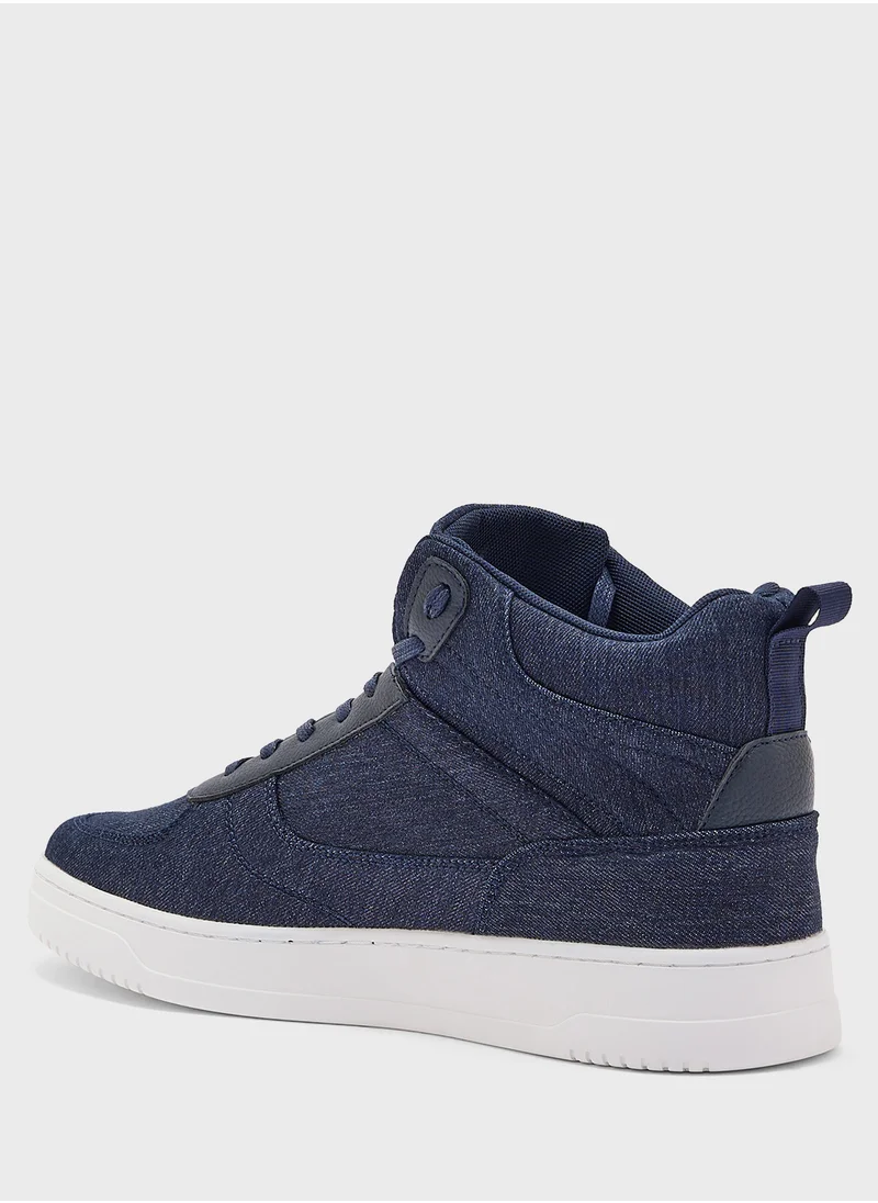 Seventy Five Denim High Top Streetwear Sneakers