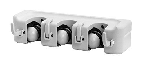 Superio Mop & Broom organizer 3-Slots (White) - Image 4