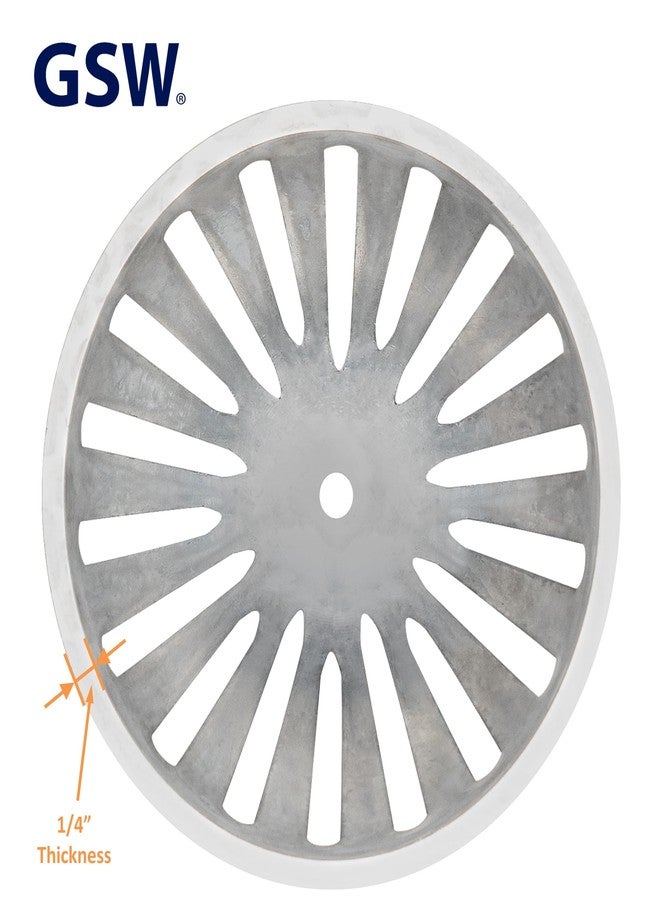 جي أس دبليو مصفاة قبة من الألومنيوم GSW FS-DS، غطاء تصريف حوض أرضي مقاس ١٢ بوصة. قطر ٥-١/٤ بوصة - Image 4
