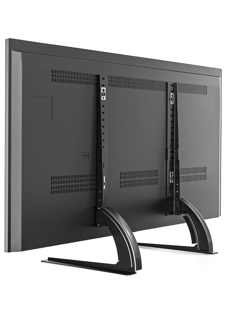 إلترازون حامل تلفزيون 5Rcom مع قاعدة تثبيت، قاعدة تلفزيون عالمية للتلفزيونات ذات الشاشة المسطحة بتقنية البلازما والسائلة الكريستالية والأشاشة الثابتة بمقاس 22 إلى 65 بوصة، أرجل تلفزيون، تتحمل حتى 88 رطل، أقصى - Image 1