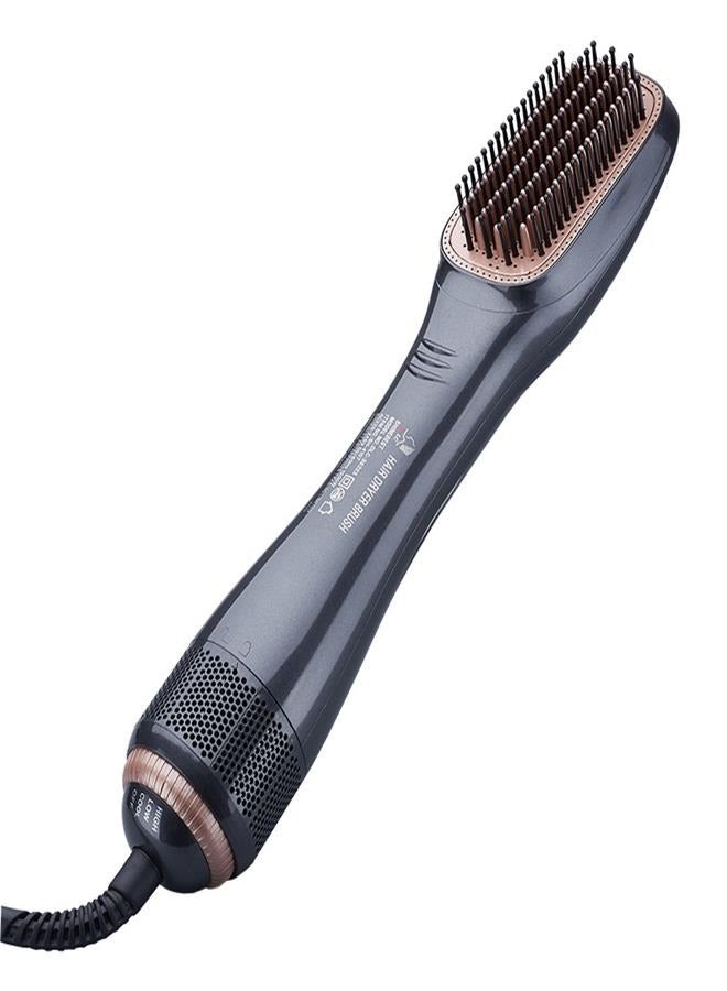 عام 3 In 1 Hair Dryer Brush  Straightener Brush, Professional 1200W Powerful Ceramic Tourmaline Ionic Hot Air Brush, 3 Heat and 2 Speed Settings One Step Hair Dryer And Styler For All Hair Types - Image 1
