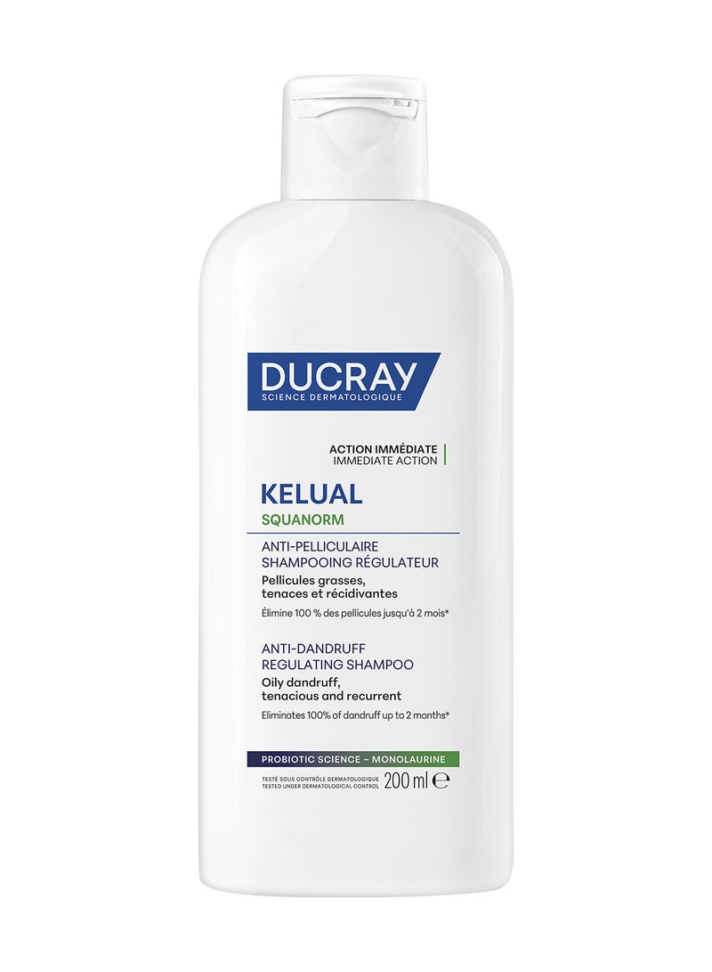 DUCRAY Squanorm Oily Dandruff Treatment Shampoo, Purifying Scalp Care for Yellow, Greasy Dandruff & Excess Sebum, Helps Remove Flakes, Soothe Itching & Prevent Recurrence, - Image 1