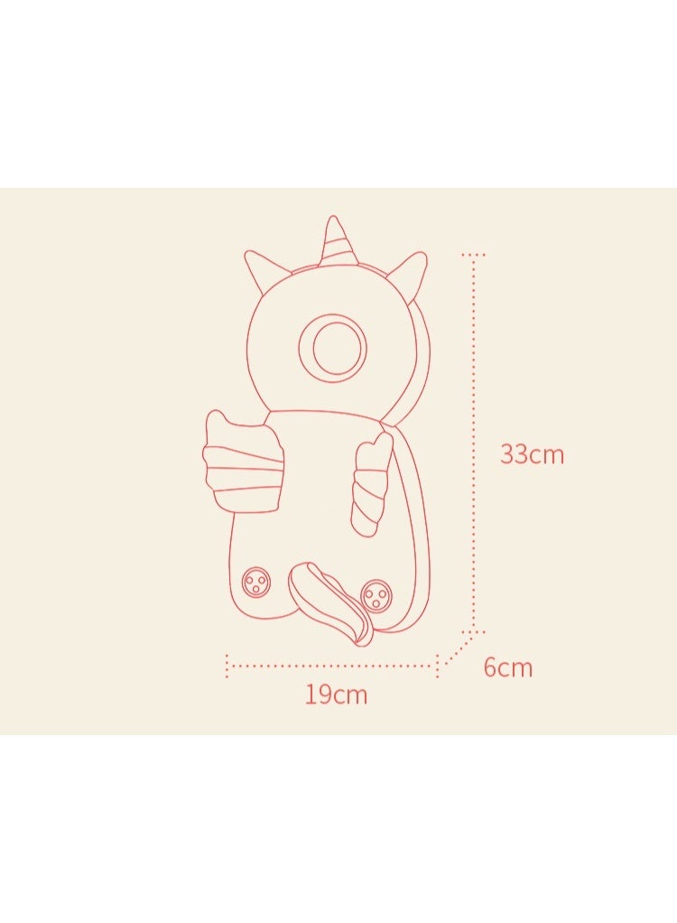TOCHANG Baby Walker Head Protector Toddler Adjustable Baby Head Protection Backpack Wear Safety Pad (Angel) - Image 2