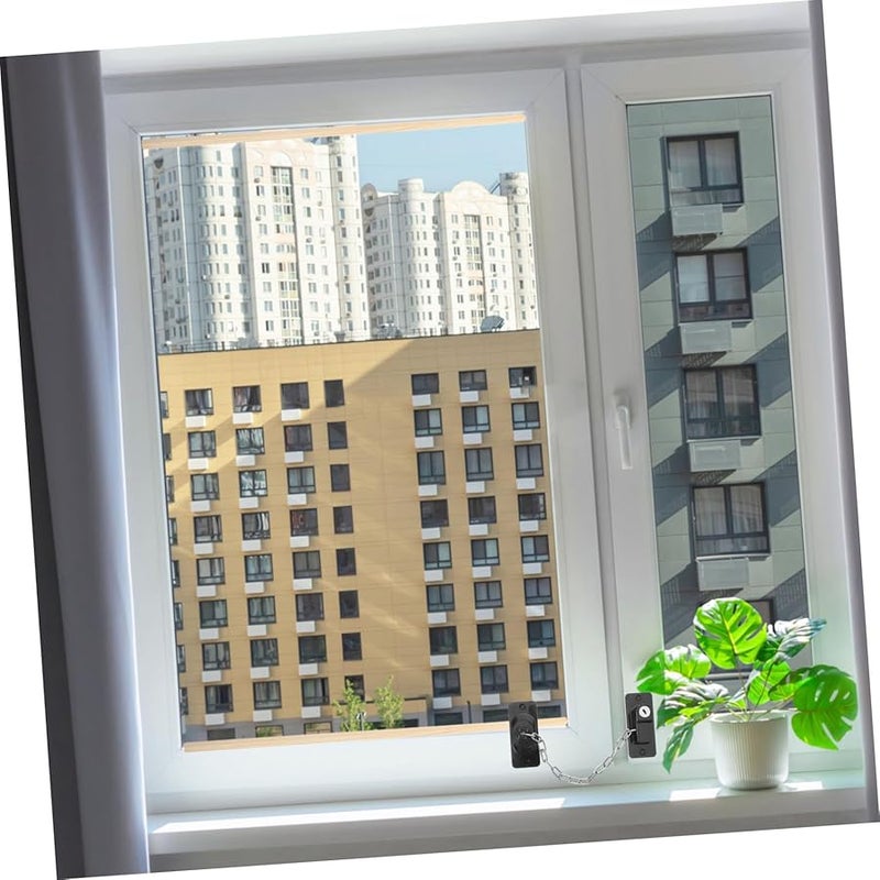 Tehaux قفل الثلاجة بدون حفر باللون الأسود للخزانات وغسالات الصحاب والأبواب - Image 5