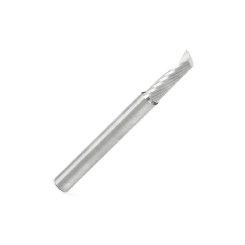 Amana Tool - 51480 Solid Carbide CNC Spiral 'O' Single Flute, Aluminum Cutting 1/4 Dia x 3